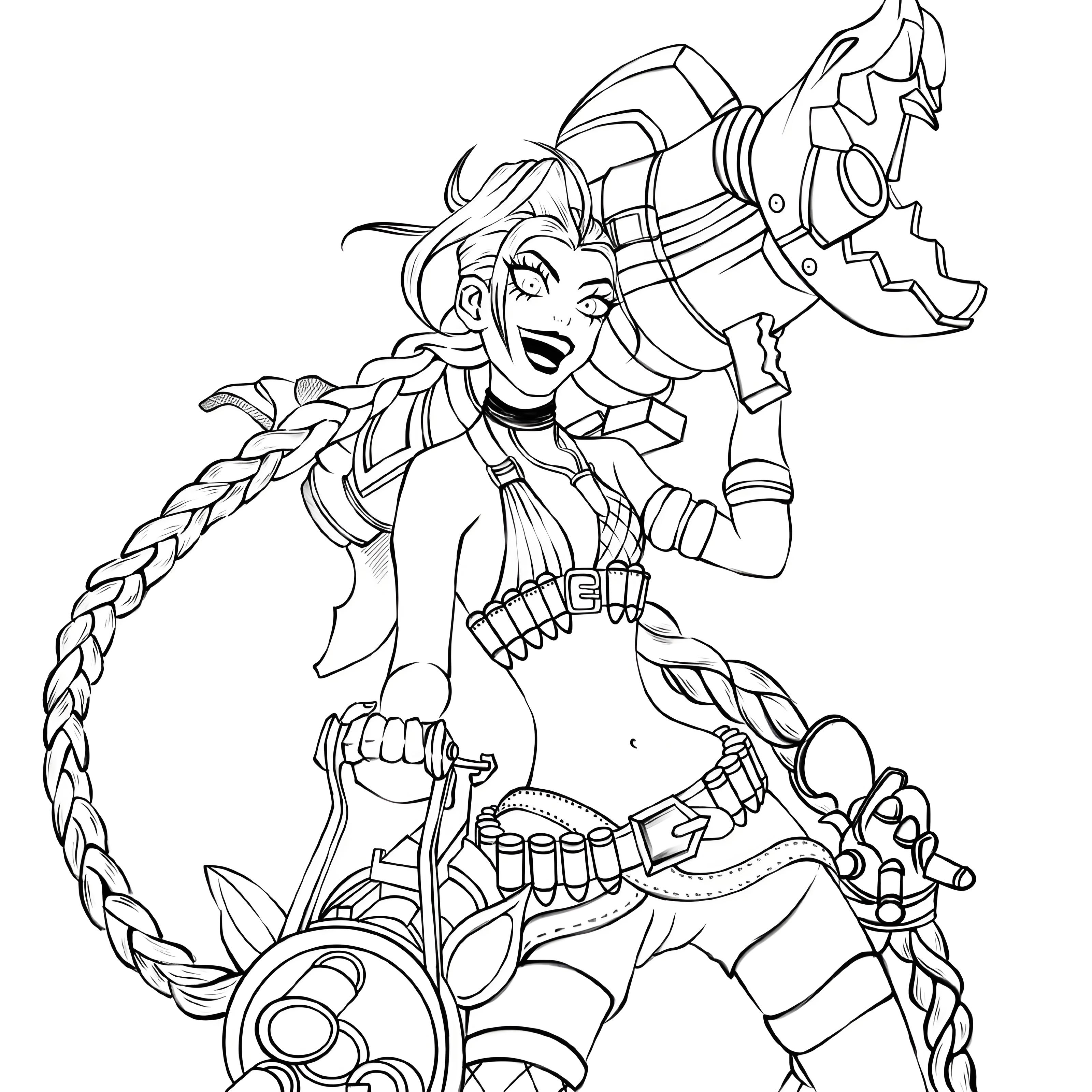 Female Warrior Sketch Input
