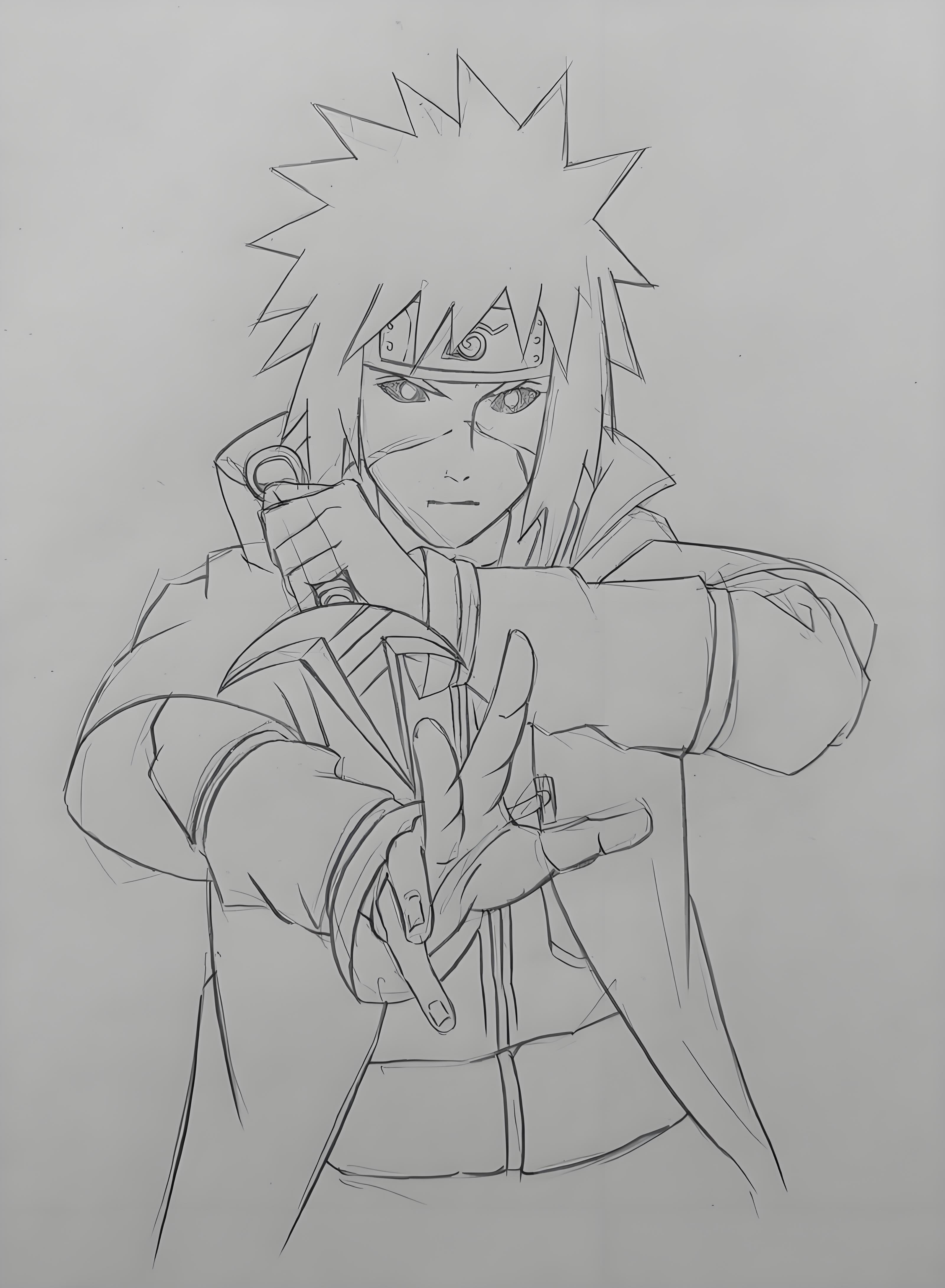 Character Close-up Sketch Input